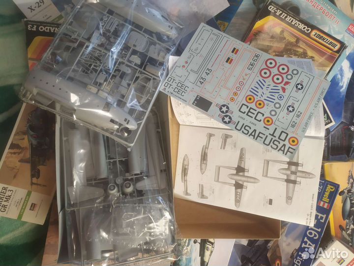 Сборная модель самолета 1 72