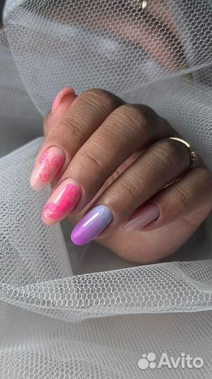 Маникюр с покрытием гель лак модель