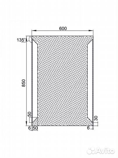 Зеркало Aquanet Сорренто 6085 LED