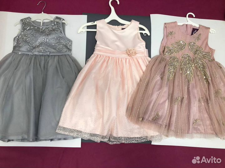 Нарядное платье для девочки 110 116, одежда пакето