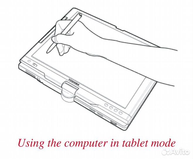Ретро бизнес-лептоп Toshiba Portege 3505