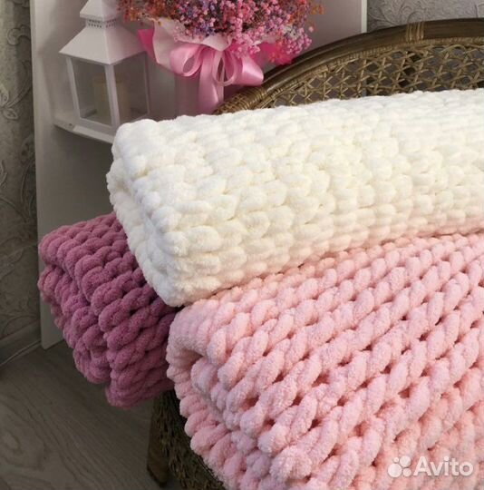 Плюшевые пледы на заказ