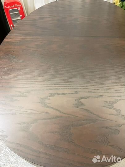 Кухонный стол раскладной, овальнольной формы