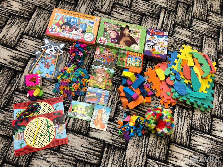 Развивающий коврик пазл