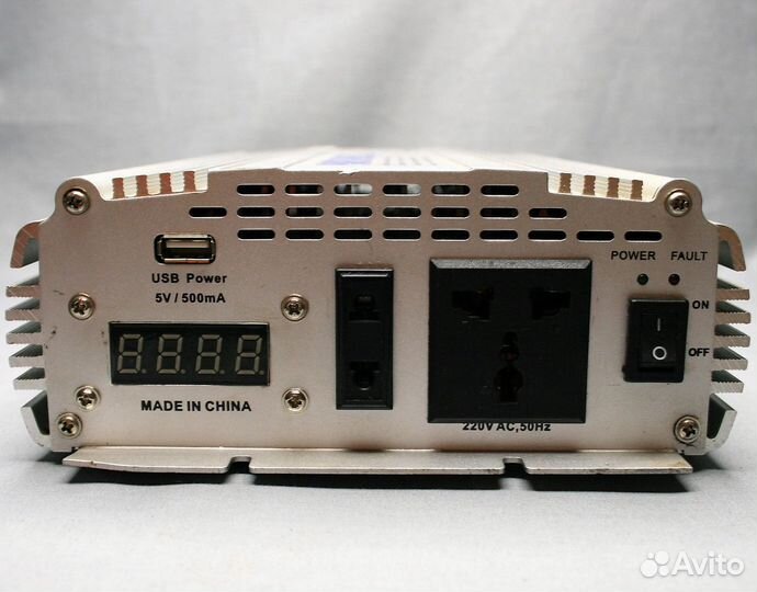 Автомобильный инвертор с 24В на 220В 1000Вт