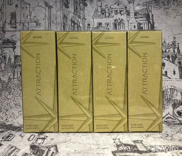 Парфюмерия линейки Attraction. Avon