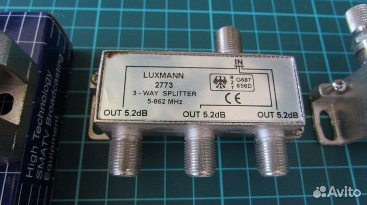Коммутаторы тв сплиттеры антен (7шт цена за всё)