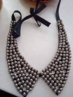 Воротник из бусин