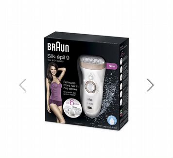 Эпилятор braun silk epil 9 wet & dry
