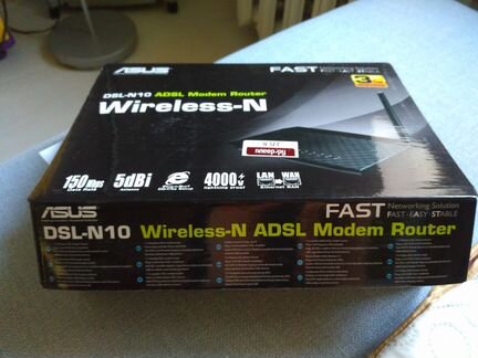 Wi-Fi Роутер Asus DSL-N10