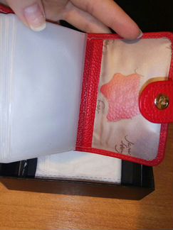 Визитница кожаная.Новая