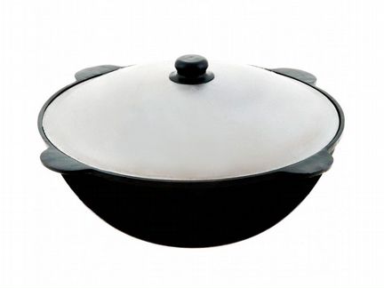 Казан чугунный с крышкой