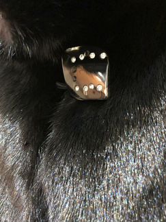 Шуба норковая с капюшоном