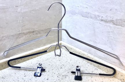 Металлические плечики (2 в 1)