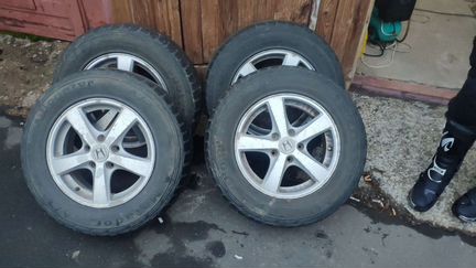 Диски с резиной р15 5 отверстий хонда honda