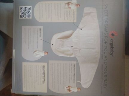 Ergobaby swaddler S-M, новые