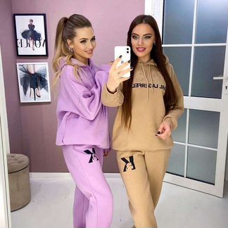 Спортивный костюм женский на флисе утепленный