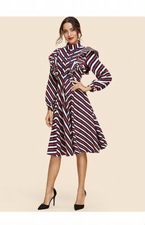 Полосатое платье shein