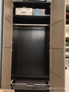 Шкаф большой IKEA hemnes морилка