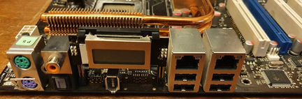 Неисправная Asus Commando LGA775