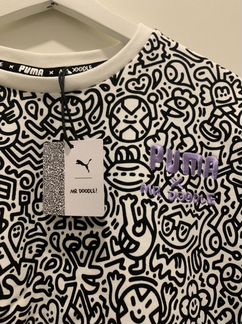 Толстовка puma & mr doodle aop crew