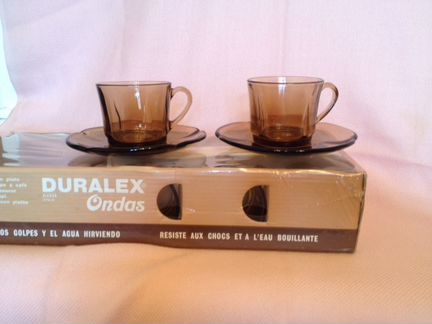 Кофейный набор duralex ondas новый в упаковке