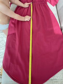 Платье manoush Xs - s, розовое, миди