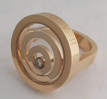 Золотое кольцо Chopard