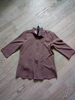 Телесная пудровая новая блузка