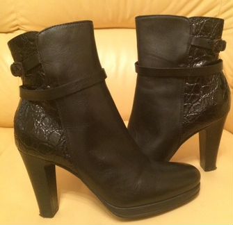 Ботильоны осенние чёрные