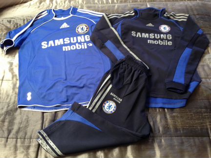 Футбольные шорты и майки chelsea, рост 152-164