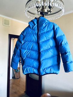 Новая зимняя куртка 122 размер + шапка