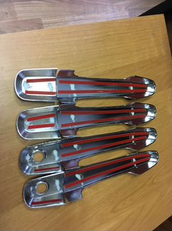 Хром накладки на ручки Митсубиси Паджеро Спорт