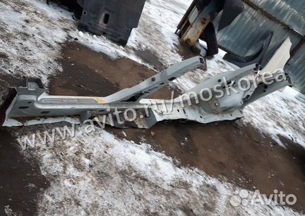 Крыло заднее правое с порогом Лада Ларгус бу