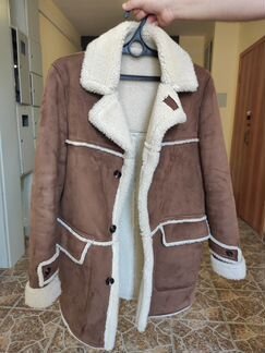 Мужская дублёнка Zara размер M-L 48-50