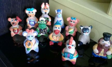 Глиняные свистульки - коллекция.Торг