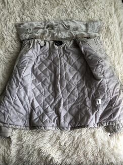 Коженная куртка утеплённая