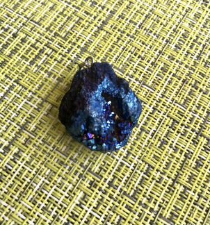 Подвеска друзы из кварца