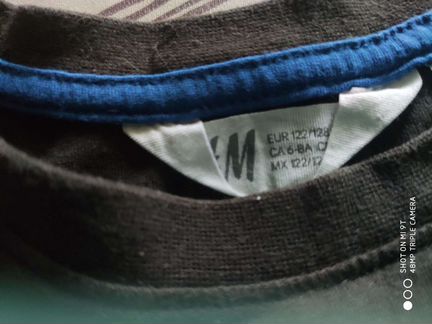 Футболка h&m 122-128
