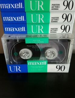 Аудиокассета Maxell UR90 Made in Korea New Sealed