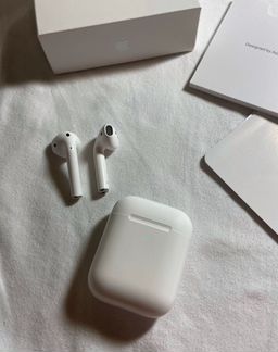 Наушники airpods 2 оригинал