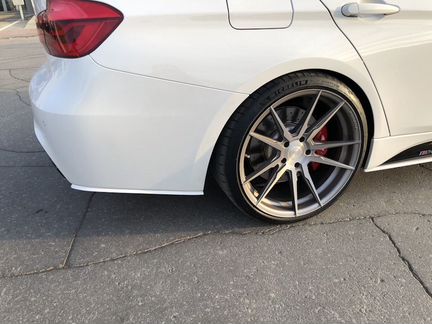 Накладки на задний бампер BMW 3 серия F30