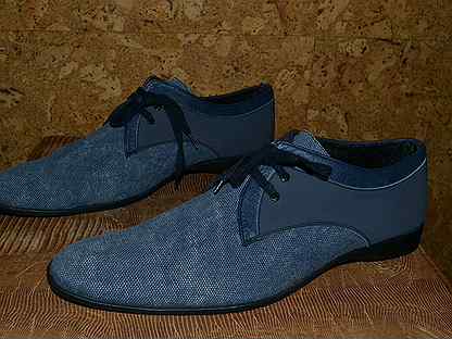 roland cartier blue shoes