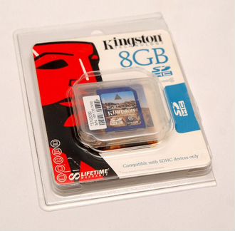 Карта памяти Kingston sdhc (8gb )
