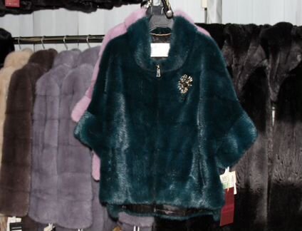 Шуба норковая /норковая кофта изумруд /норковое по