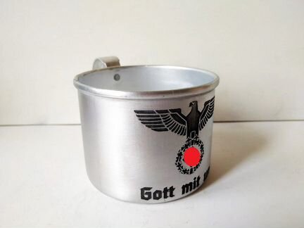 Солдатская кружка Вермахт «Gott mit uns» Рейх