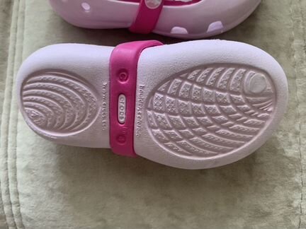 Кроксы на девочку 21 размер (с4) + круг