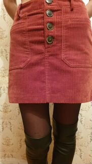 Юбка вельветовая