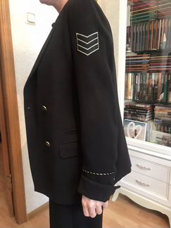 Черный Пиджак Pull&bear