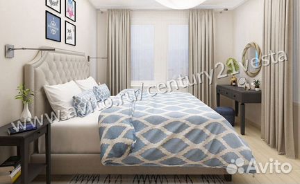 2-к квартира, 54.8 м², 13/27 эт.
